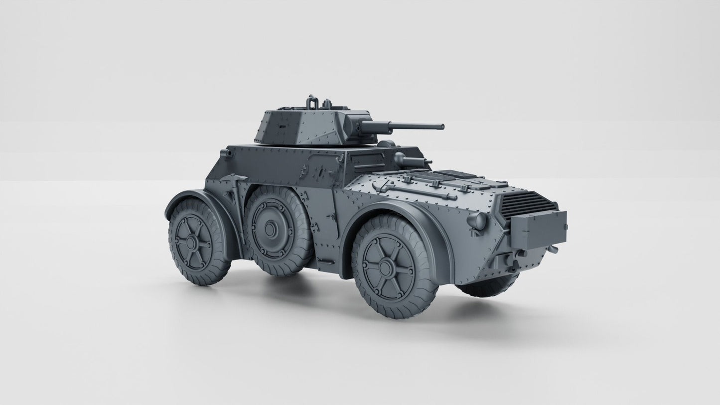 WWII Italian Fiat-Ansaldo Autoblinda 43 Various Scales Historical Wargaming (US tariffs are pre-paid by us)