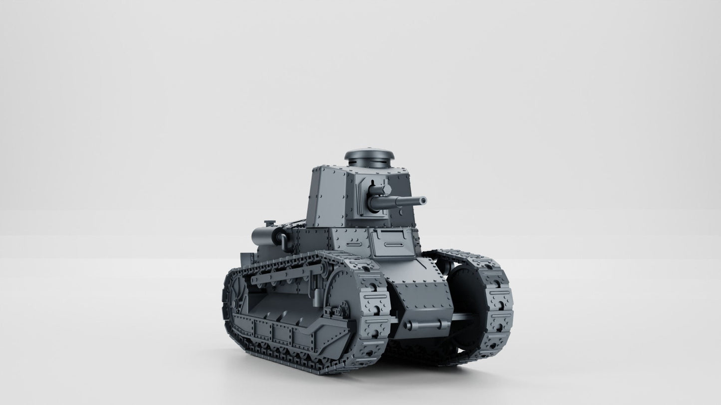 WWII Italian Fiat 3000 mod.30 Various Scales Historical Wargaming