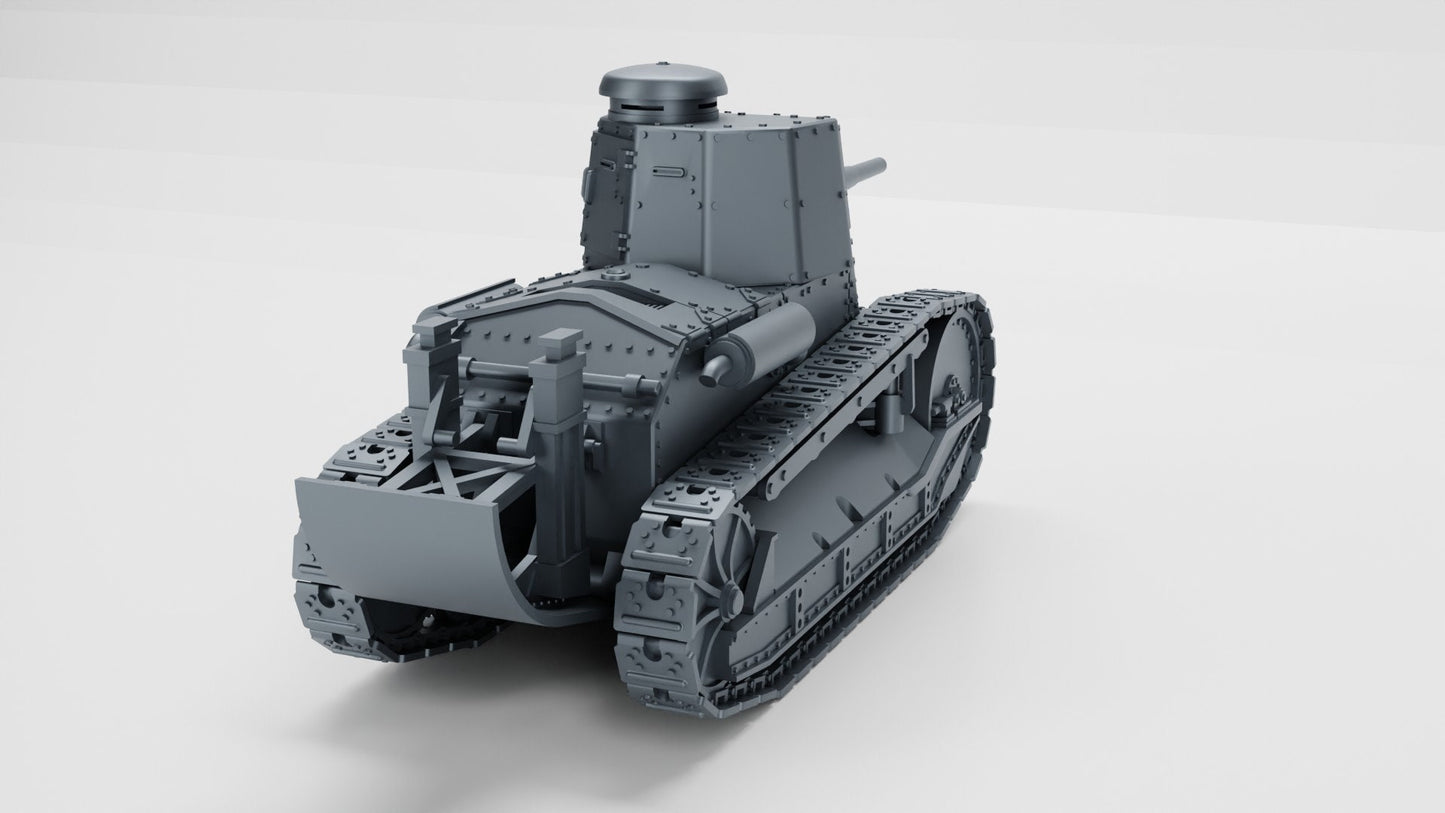 WWII Italian Fiat 3000 mod.30 Various Scales Historical Wargaming (US tariffs are pre-paid by us)