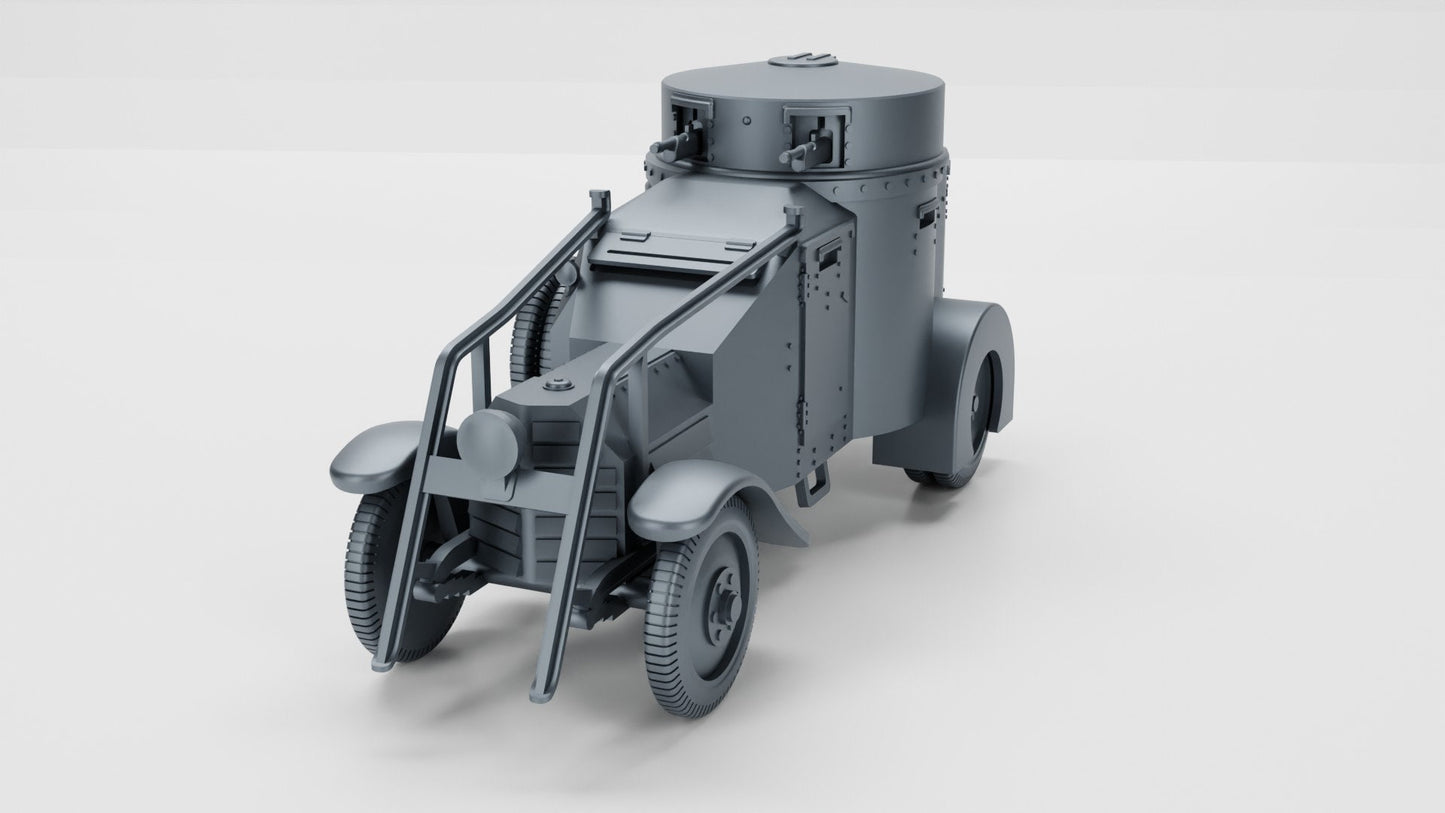 WWII Italian Lancia 1ZM Interwar Armoured Car Various Scales Historical Wargaming