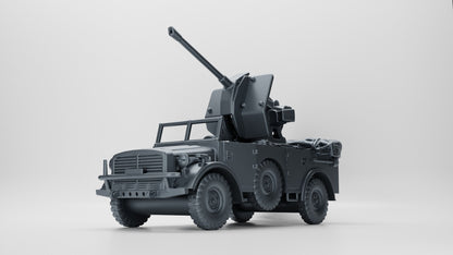 Bolt Action Battlegroup FOW German Horch 1a With 2cm Flak (Afrika Korps) WW2 - various scales