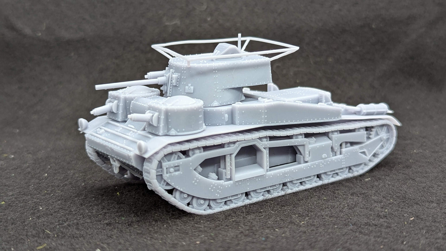 WWII British Vickers Medium Tank Mk.III UK Various Scales Historical Wargaming