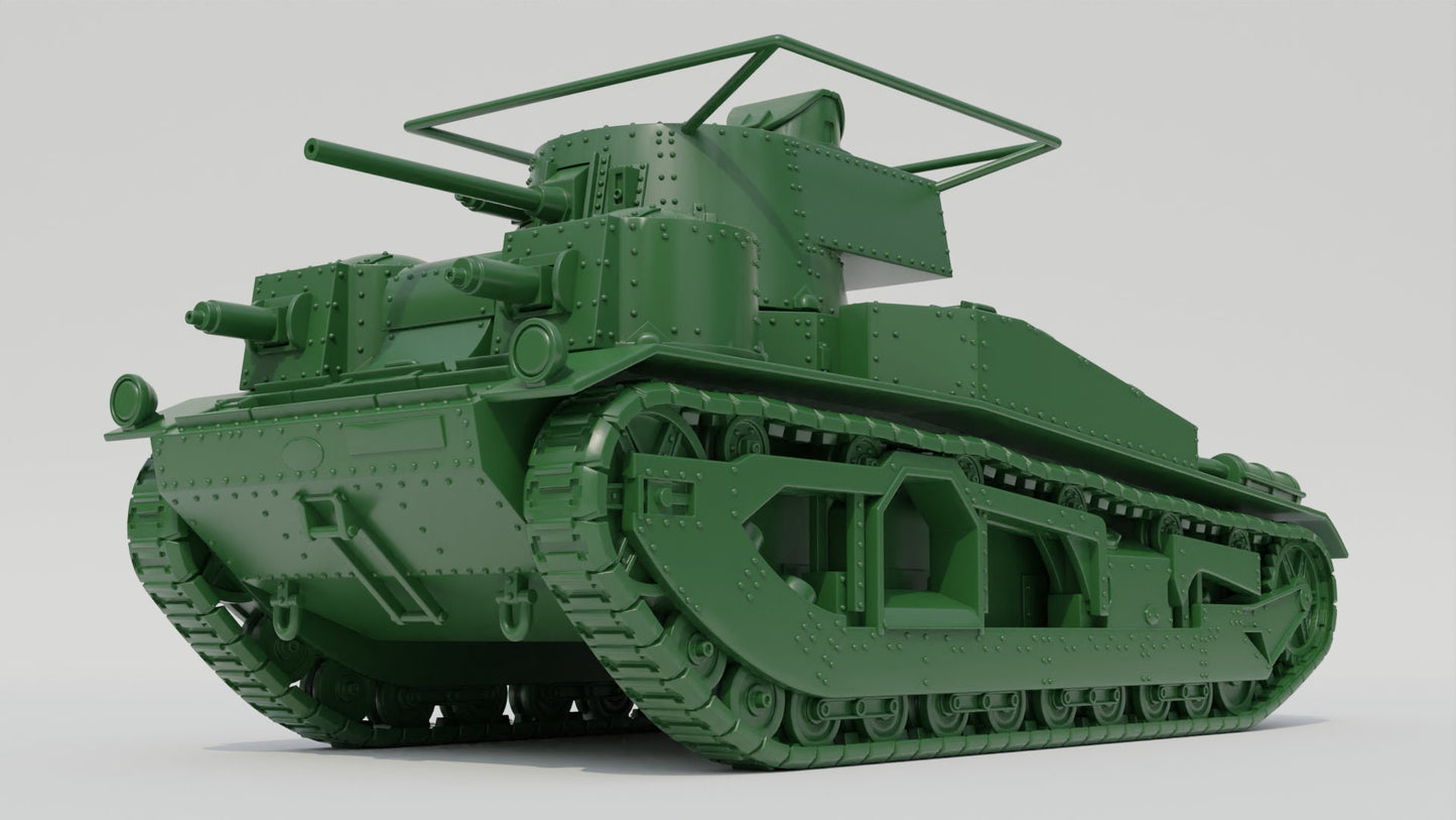 WWII British Vickers Medium Tank Mk.III UK Various Scales Historical Wargaming