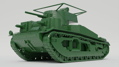 WWII British Vickers Medium Tank Mk.III UK Various Scales Historical Wargaming