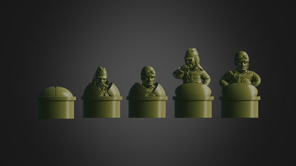 WWII Japanese Vickers Crossley Armoured Car including 5 tops Various Scales Historical Wargaming