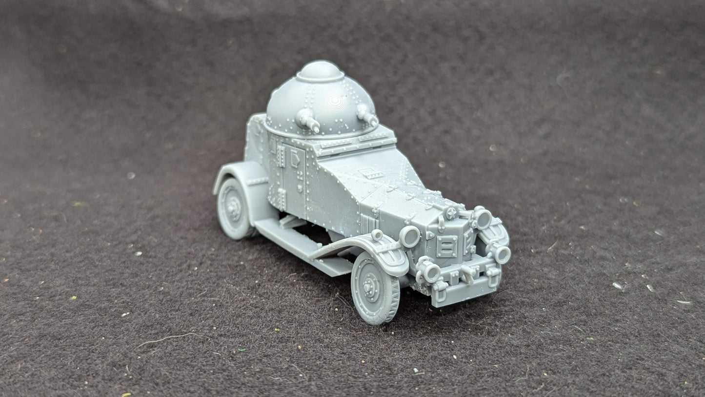 WWII Japanese Vickers Crossley Armoured Car including 5 tops Various Scales Historical Wargaming (US tariffs are pre-paid by us)