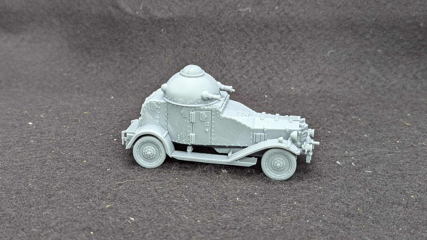 WWII Japanese Vickers Crossley Armoured Car including 5 tops Various Scales Historical Wargaming