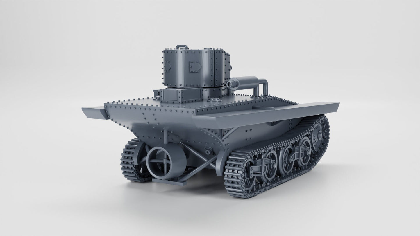 WWII British Vickers Carden-Loyd M1931 Light Amphibious Tank Various Scales Historical Wargaming