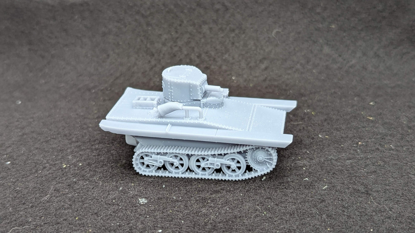 WWII British Vickers Carden-Loyd M1931 Light Amphibious Tank Various Scales Historical Wargaming (US tariffs are pre-paid by us)