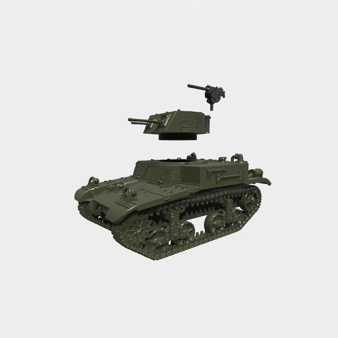 WWII US M1 Combat Car (Light Tank M1) Interwar Various Scales Historical Wargaming (US tariffs are pre-paid by us)
