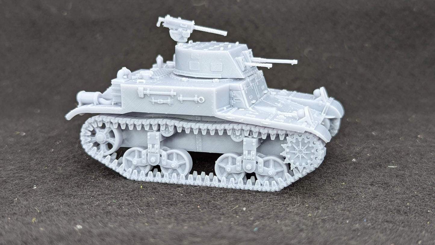 WWII US M1 Combat Car (Light Tank M1) Interwar Various Scales Historical Wargaming