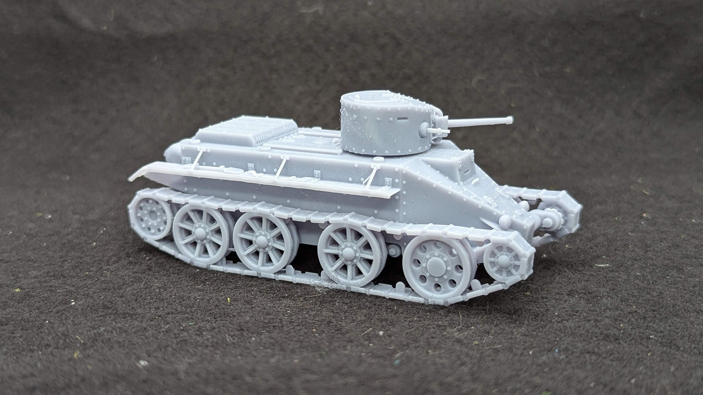 WWII Soviet BT-2 Light Tank Various Scales Historical Wargaming