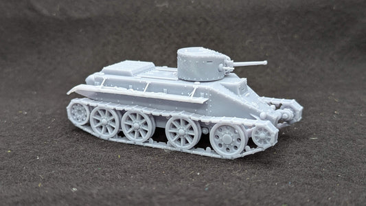 WWII Soviet BT-2 Light Tank Various Scales Historical Wargaming