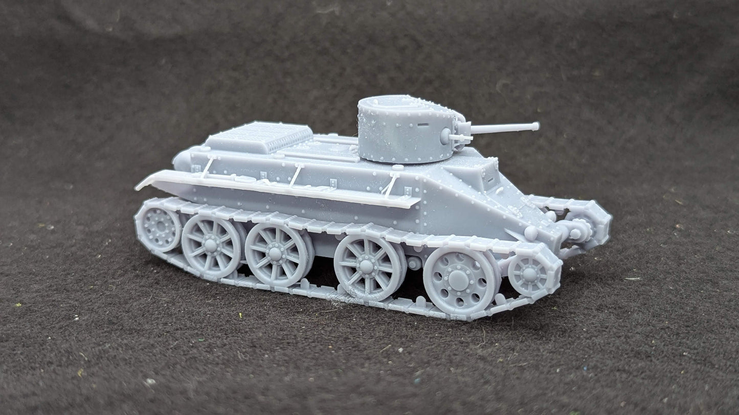 WWII Soviet BT-2 Light Tank Various Scales Historical Wargaming (US tariffs are pre-paid by us)