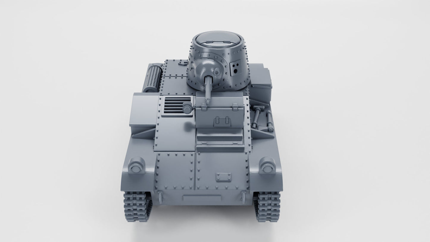 WWII Vickers Light Tank T-15 Belgium WW2 Interwar Various Scales Historical Wargaming (US tariffs are pre-paid by us)