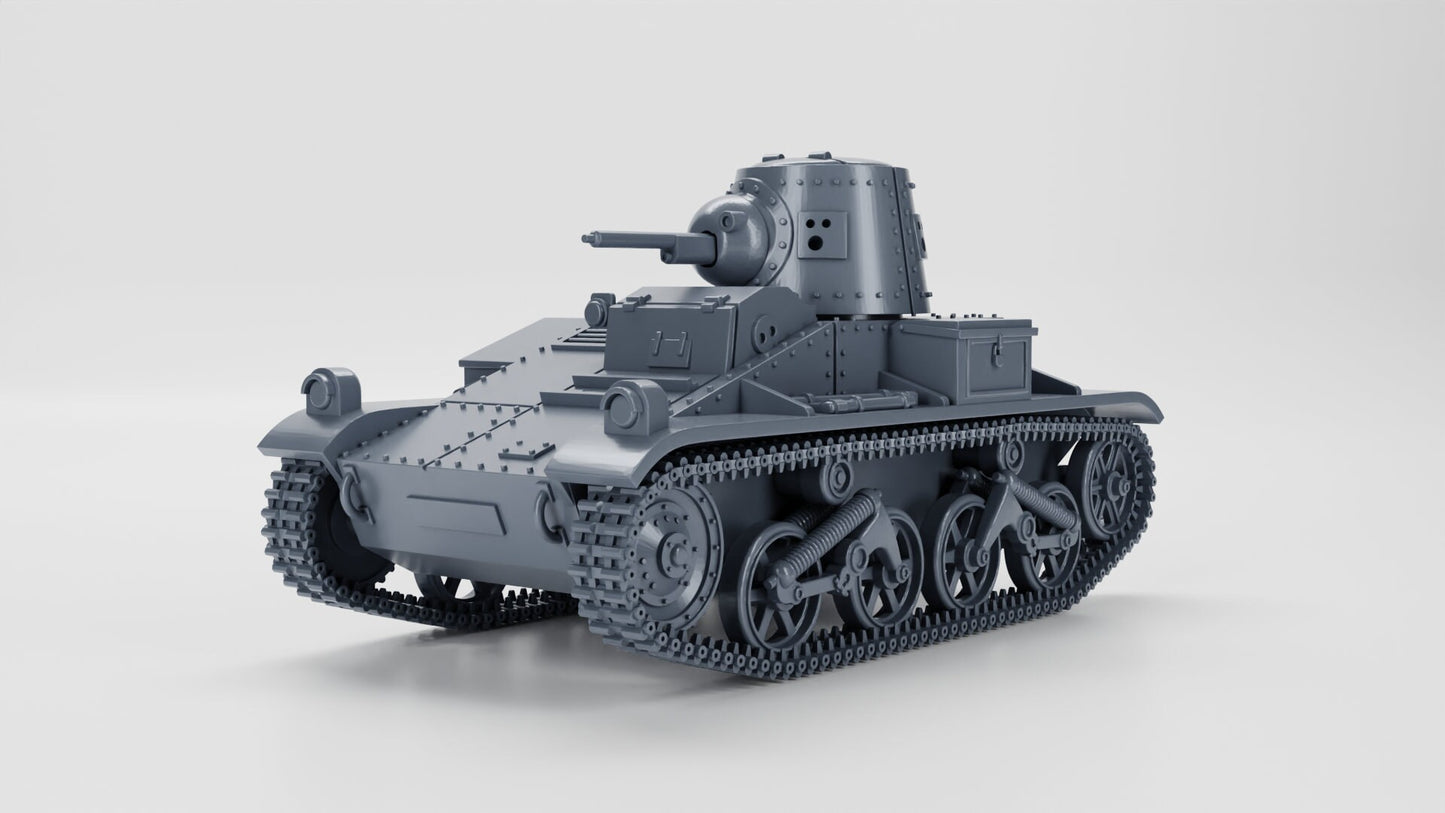 WWII Vickers Light Tank T-15 Belgium WW2 Interwar Various Scales Historical Wargaming (US tariffs are pre-paid by us)