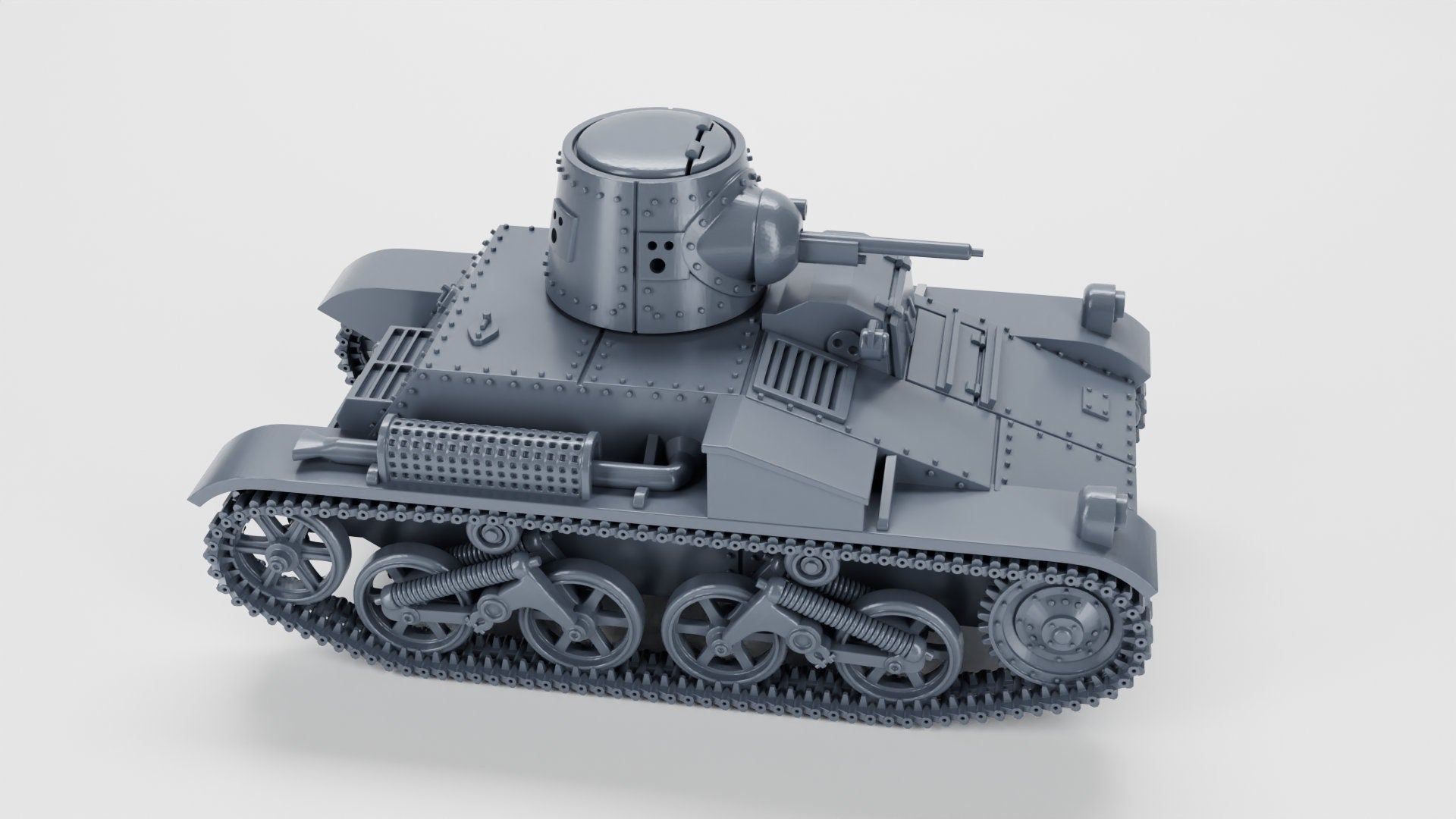 WWII Vickers Light Tank T-15 Belgium WW2 Interwar Various Scales Historical Wargaming