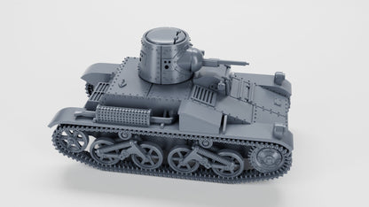 WWII Vickers Light Tank T-15 Belgium WW2 Interwar Various Scales Historical Wargaming