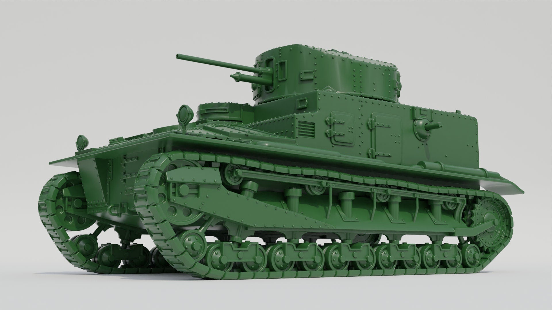 WWII British Vickers Medium Tank Mk.I UK WW2 Interwar Various Scales Historical Wargaming
