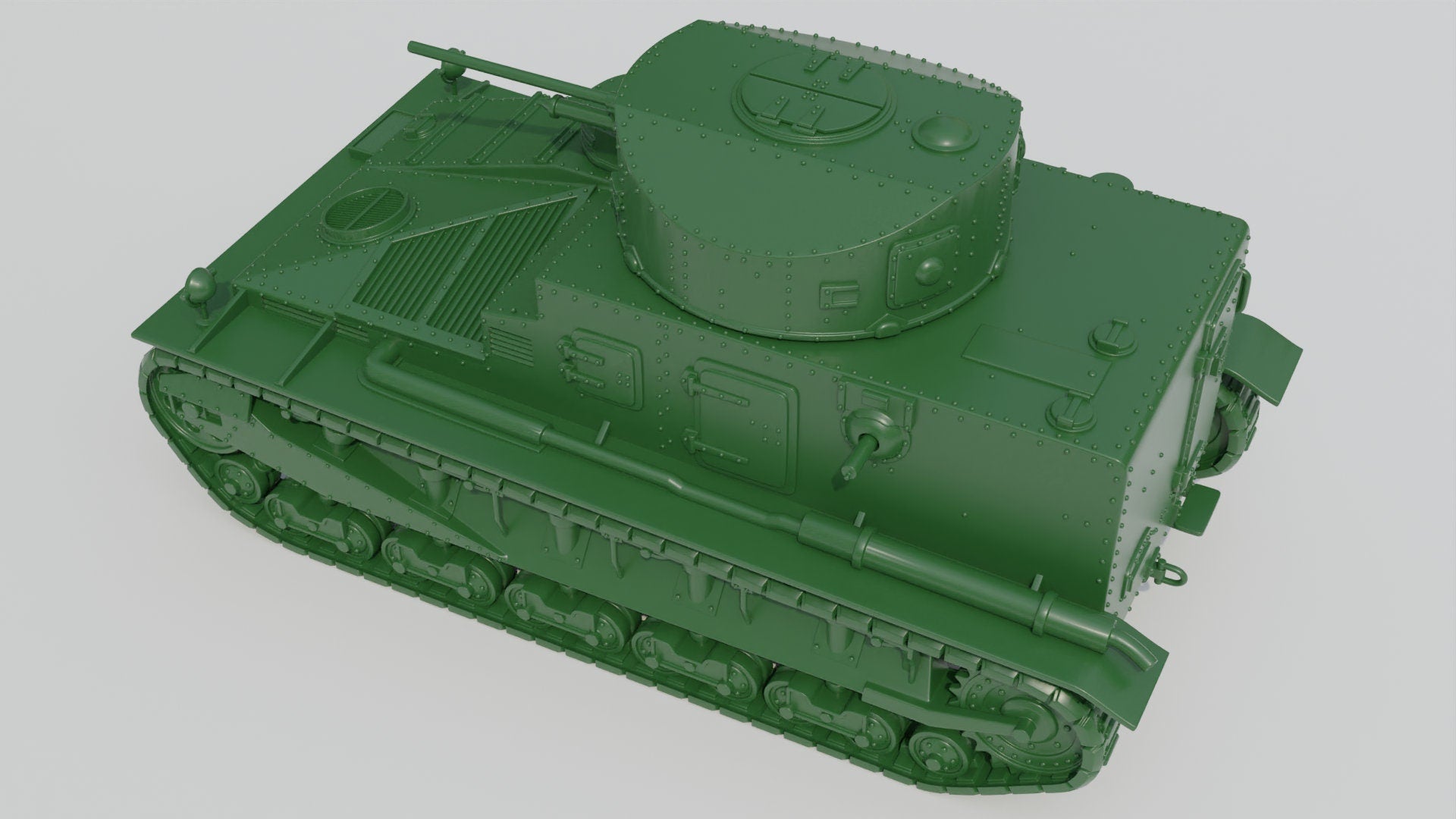 WWII British Vickers Medium Tank Mk.I UK WW2 Interwar Various Scales Historical Wargaming