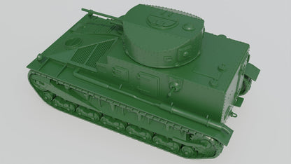 WWII British Vickers Medium Tank Mk.I UK WW2 Interwar Various Scales Historical Wargaming