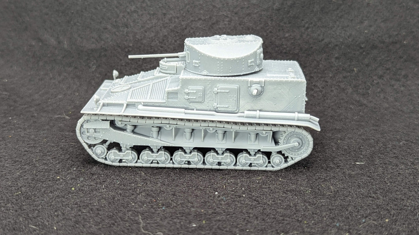 WWII British Vickers Medium Tank Mk.I UK WW2 Interwar Various Scales Historical Wargaming