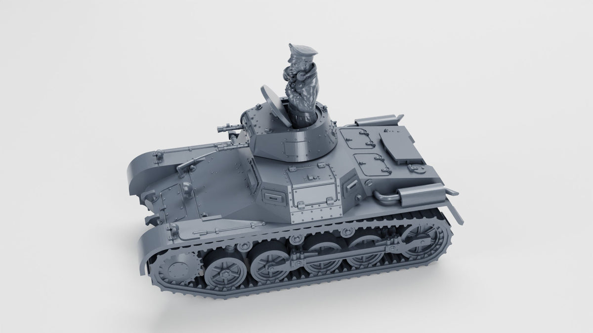 Bolt Action Battlegroup Panzer I Ausf.A (Sd.Kfz.101) + 3 Tankmen Germany WW2 Interwar - 28mm 20mm various scales