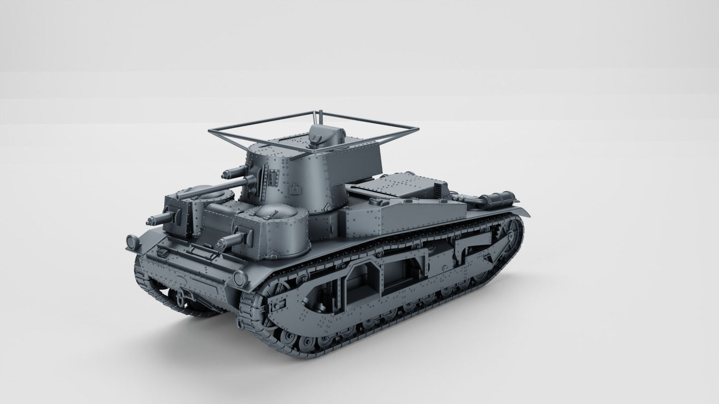 WWII British Vickers Medium Tank Mk.III UK Various Scales Historical Wargaming