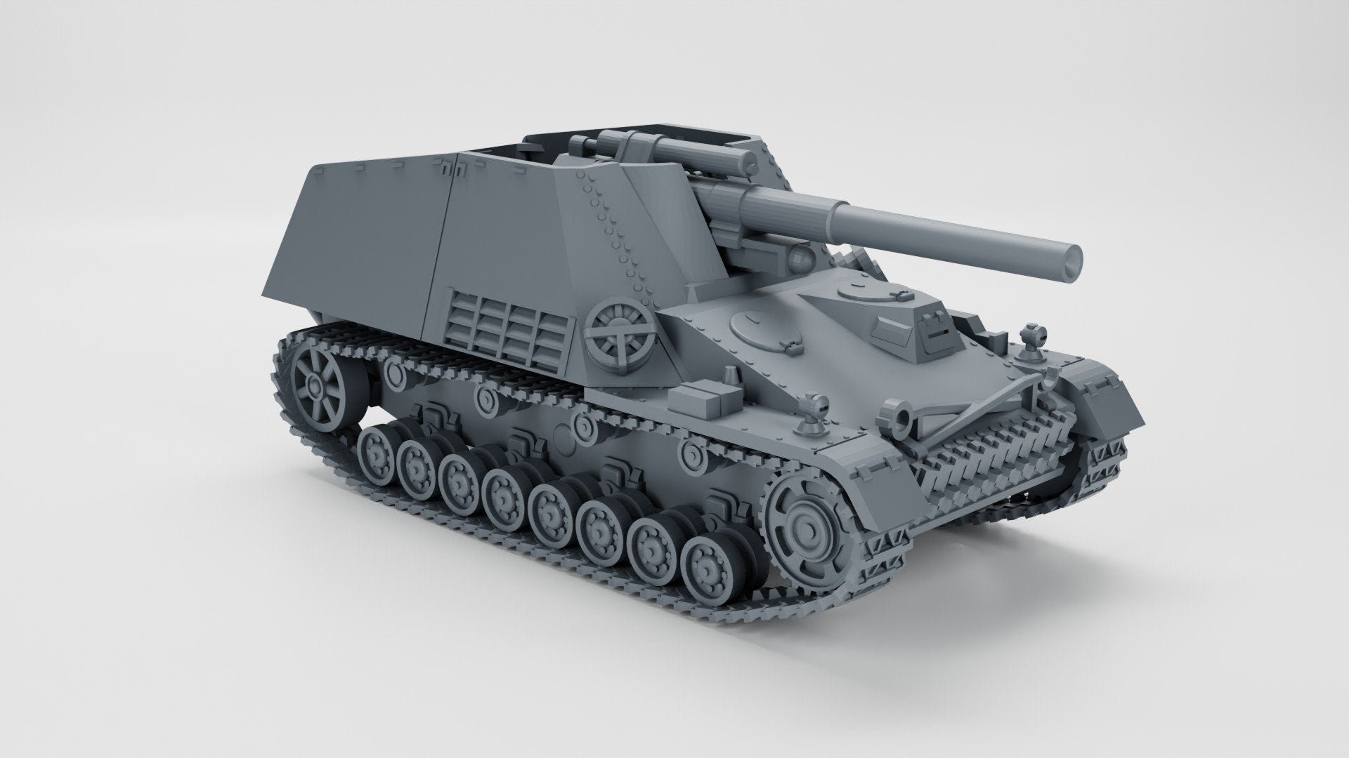 WWII German 15cm s.FH 18/1 Hummel Sd.Kfz.165 Early Production Various Scales Historical Wargaming