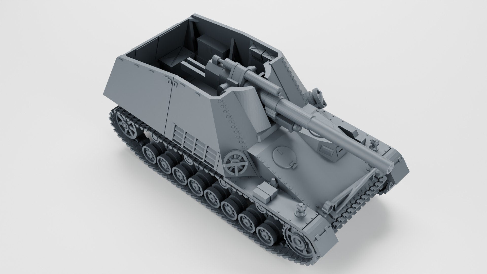 WWII German 15cm s.FH 18/1 Hummel Sd.Kfz.165 Early Production Various Scales Historical Wargaming