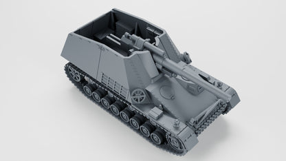 WWII German 15cm s.FH 18/1 Hummel Sd.Kfz.165 Early Production Various Scales Historical Wargaming