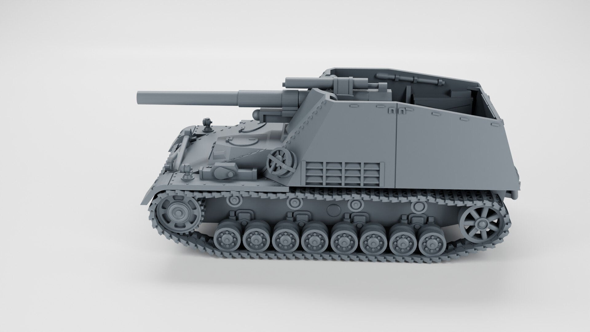 WWII German 15cm s.FH 18/1 Hummel Sd.Kfz.165 Early Production Various Scales Historical Wargaming