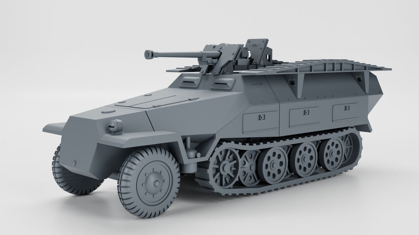 WWII German Panzerspähwagen (Pioneer Wagon) 251/7 Various Scales Historical Wargaming (US tariffs are pre-paid by us)