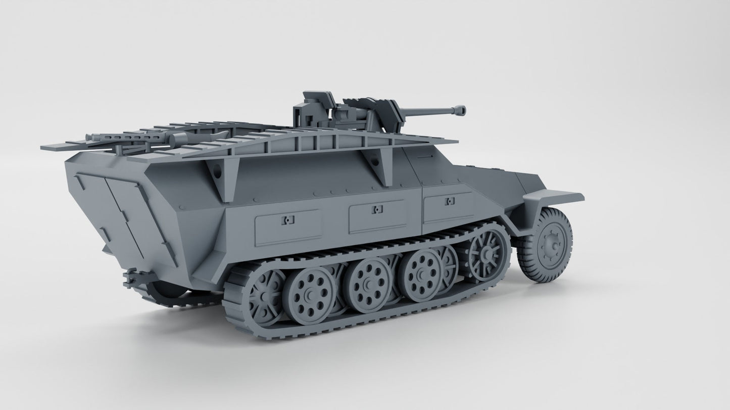 WWII German Panzerspähwagen (Pioneer Wagon) 251/7 Various Scales Historical Wargaming (US tariffs are pre-paid by us)