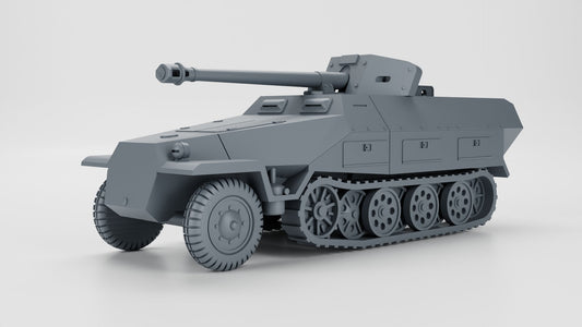 WWII German Sd.Kfz 251/22 7.5cm Pakwagen Various Scales Historical Wargaming (US tariffs are pre-paid by us)