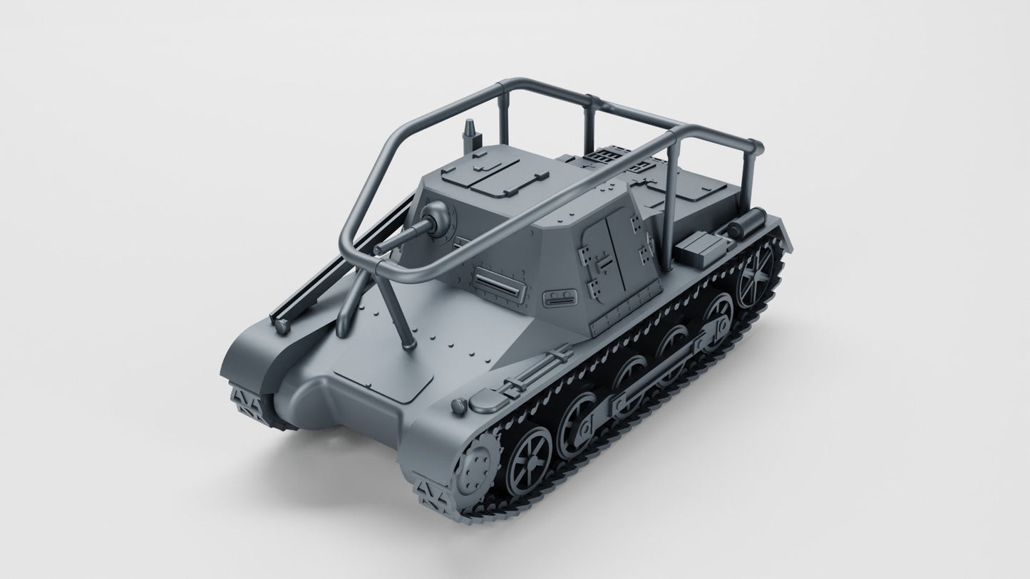 WWII German Command Tank Sd.Kfz. 265 Panzer I ausf B Early War Radio Version Various Scales Historical Wargaming