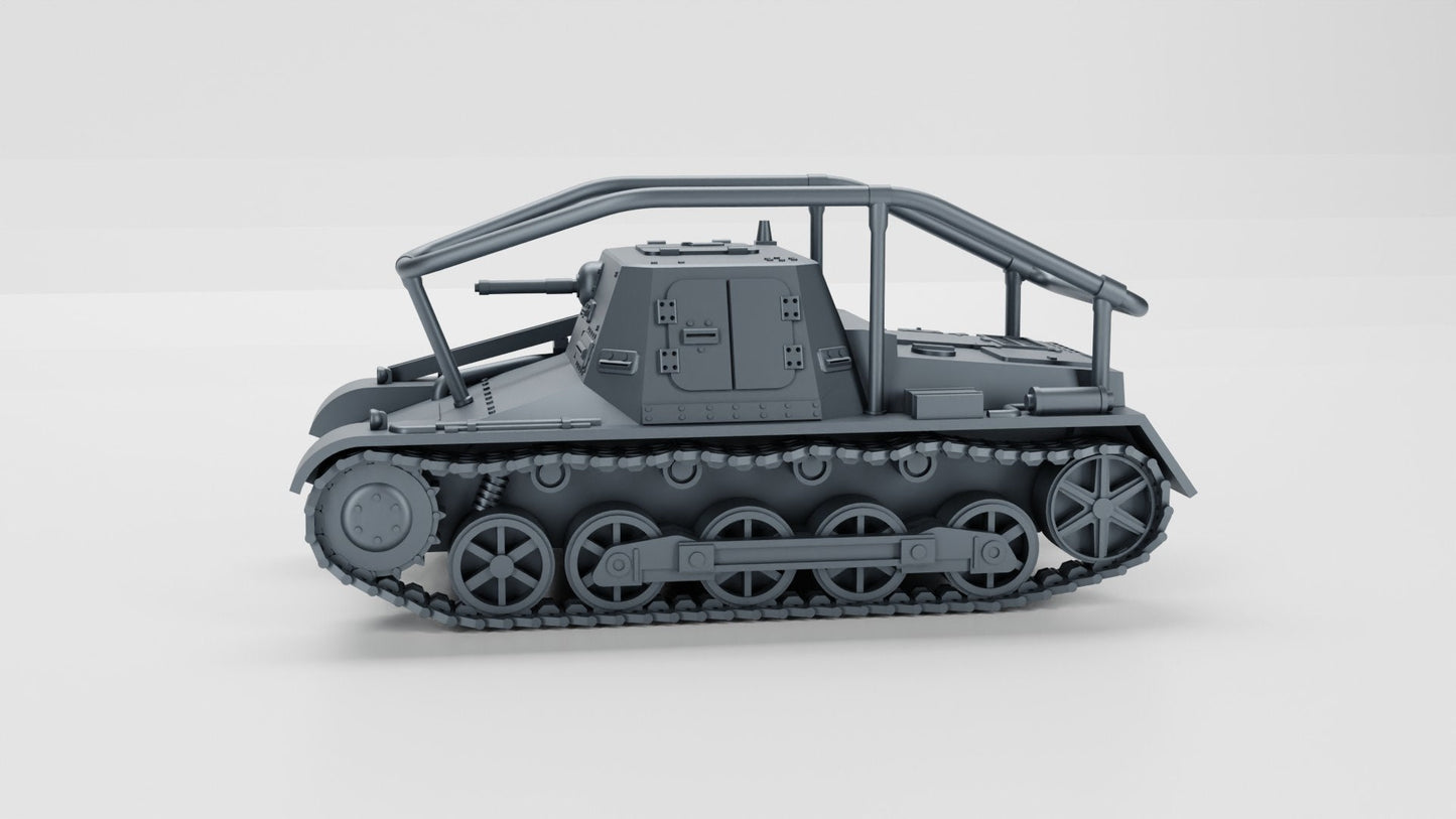 WWII German Command Tank Sd.Kfz. 265 Panzer I ausf B Early War Radio Version Various Scales Historical Wargaming
