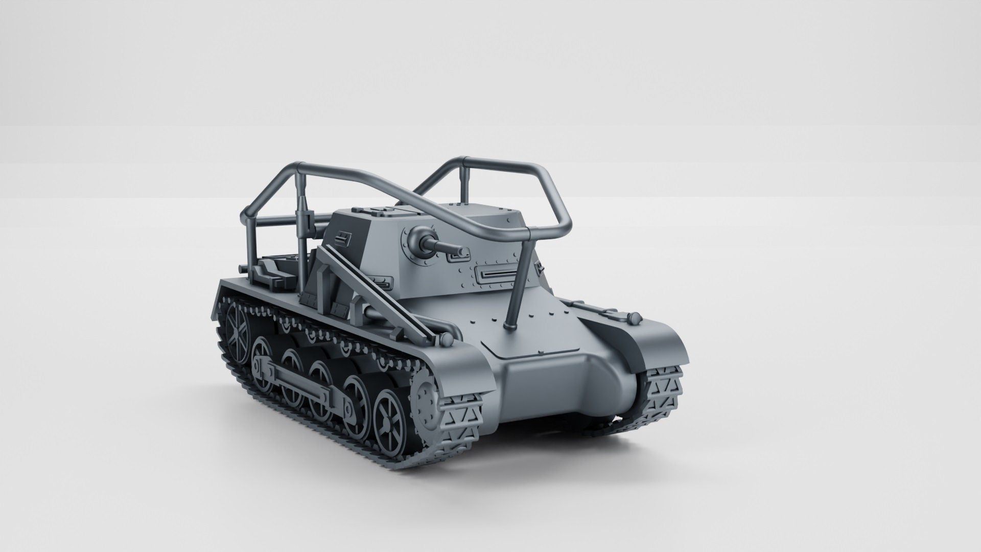 WWII German Command Tank Sd.Kfz. 265 Panzer I ausf B Early War Radio Version Various Scales Historical Wargaming