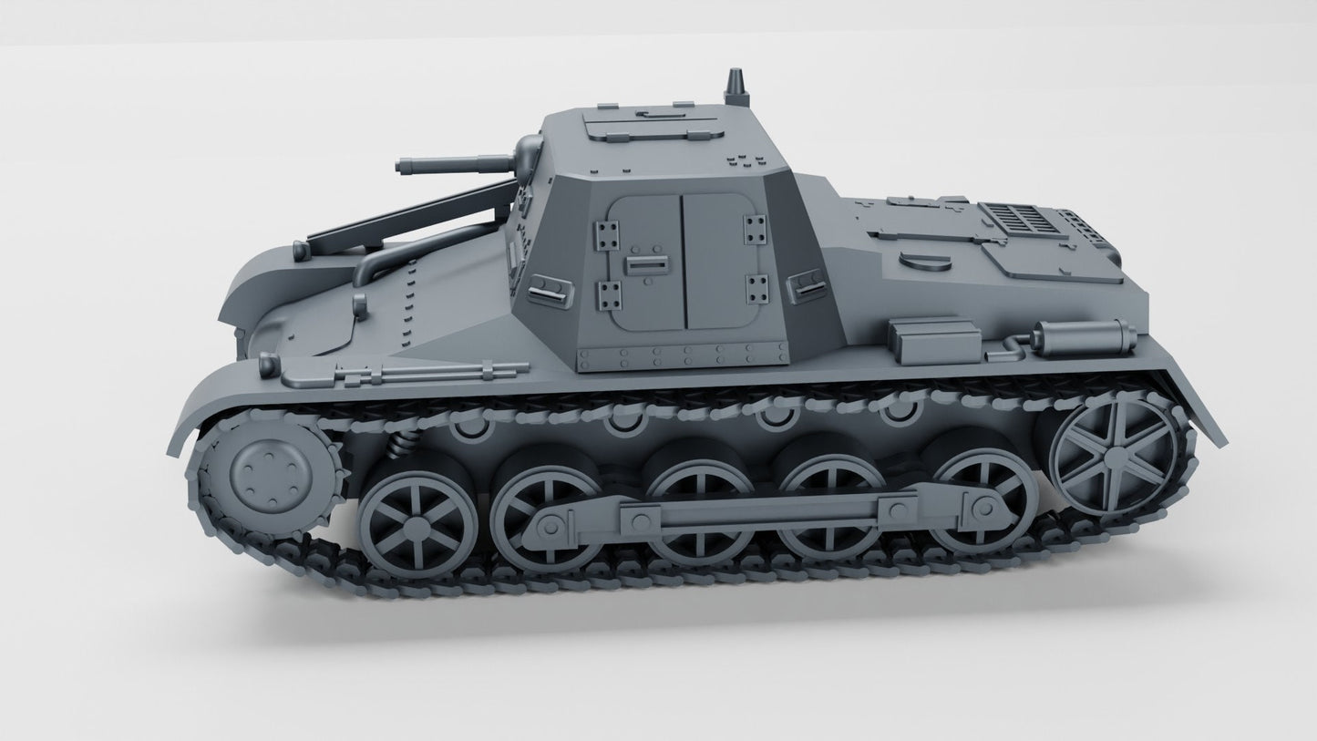 WWII German Command Tank Sd.Kfz. 265 Panzer I ausf B Early War Version Various Scales Historical Wargaming (US tariffs are pre-paid by us)