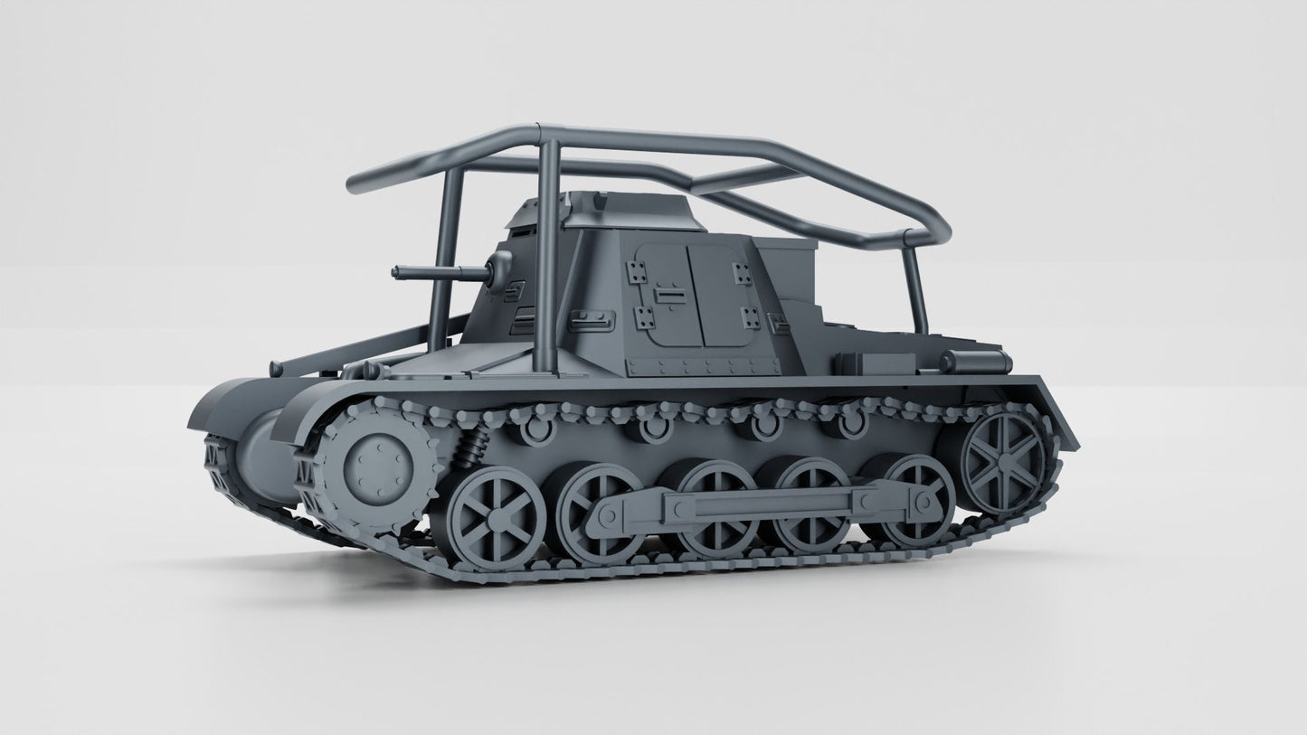 WWII German Command Tank Sd.Kfz. 265 Panzer I ausf B Late War Radio Version Various Scales Historical Wargaming