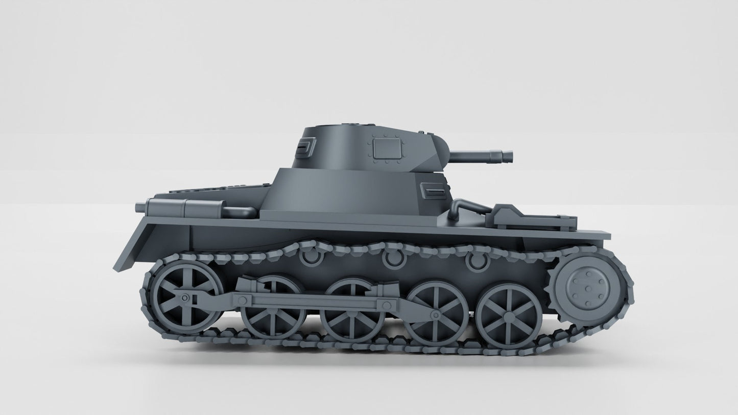 WWII German Panzer I ausf A Early War Version Tank Various Scales Historical Wargaming