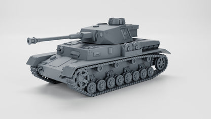 WWII German Panzer IV Ausf G Various Scales Historical Wargaming
