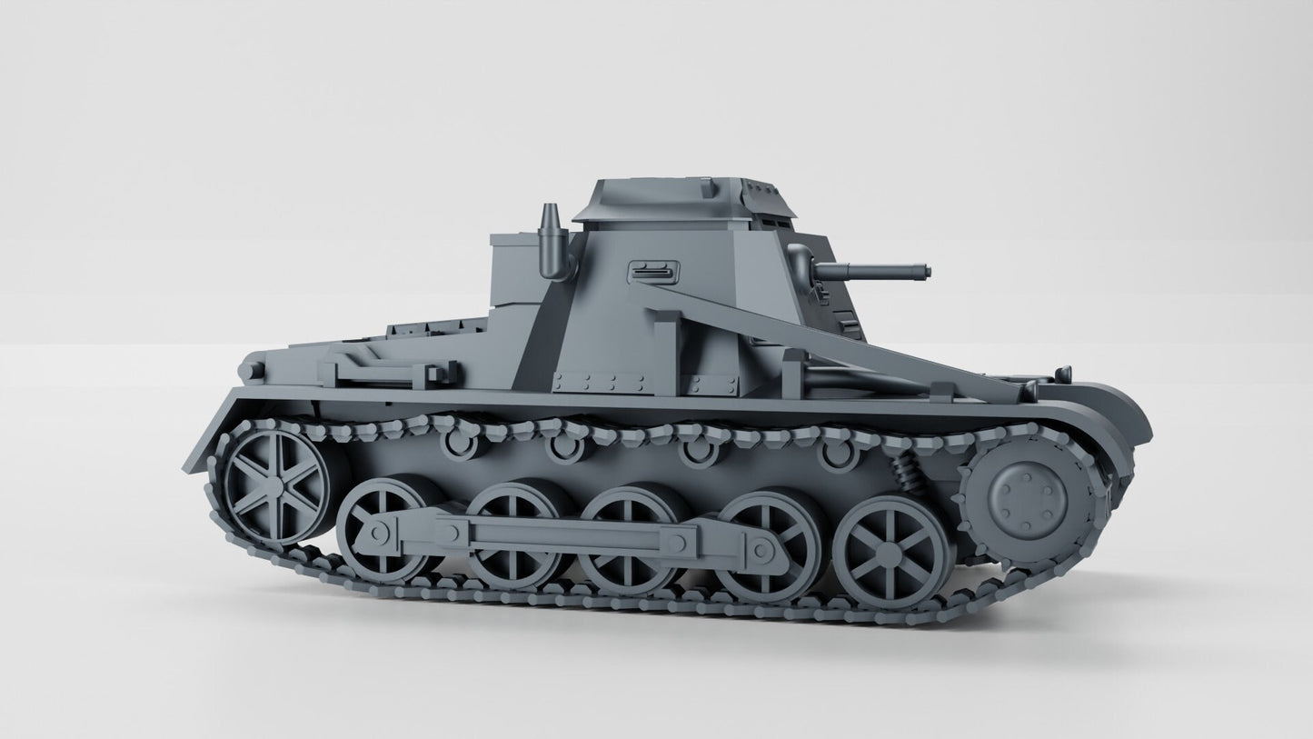 WWII German Command Tank Sd.Kfz. 265 Panzer I ausf B Late War Version Various Scales Historical Wargaming (US tariffs are pre-paid by us)