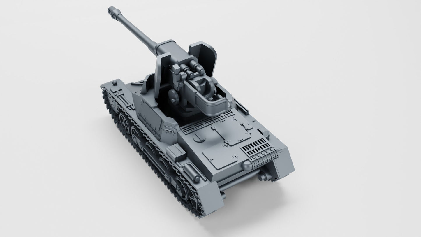 WWII German Panzerjager 1B Mitt 75mm Stuk Various Scales Historical Wargaming (US tariffs are pre-paid by us)