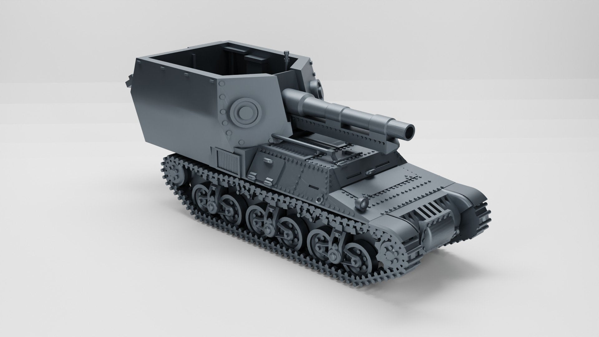 WWII German 15cm 13-1 Lorraine Sd.Kfz.135-1 Various Scales Historical Wargaming (US tariffs are pre-paid by us)