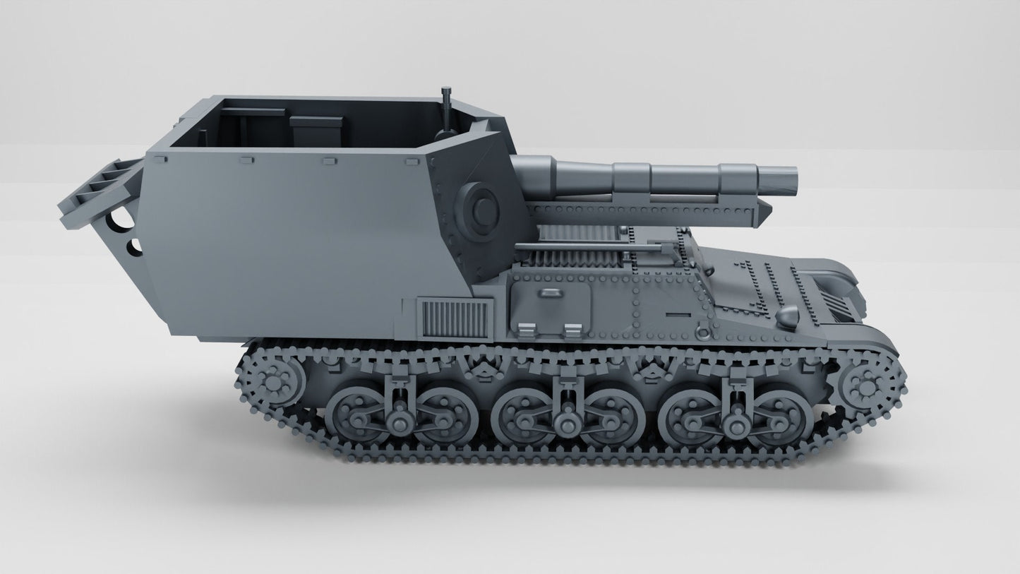 WWII German 15cm 13-1 Lorraine Sd.Kfz.135-1 Various Scales Historical Wargaming (US tariffs are pre-paid by us)
