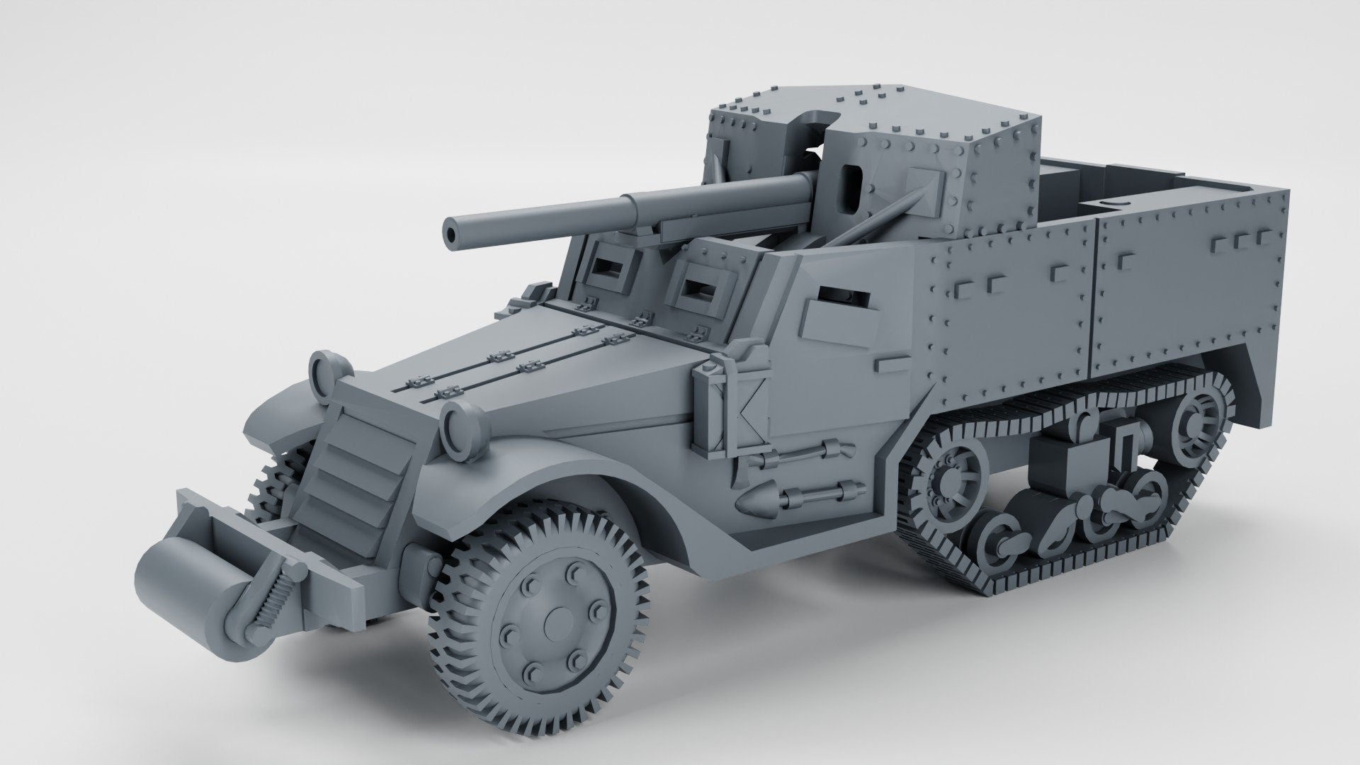 WWII US M3 Gun Motor Carriage Various Scales Historical Wargaming (US tariffs are pre-paid by us)