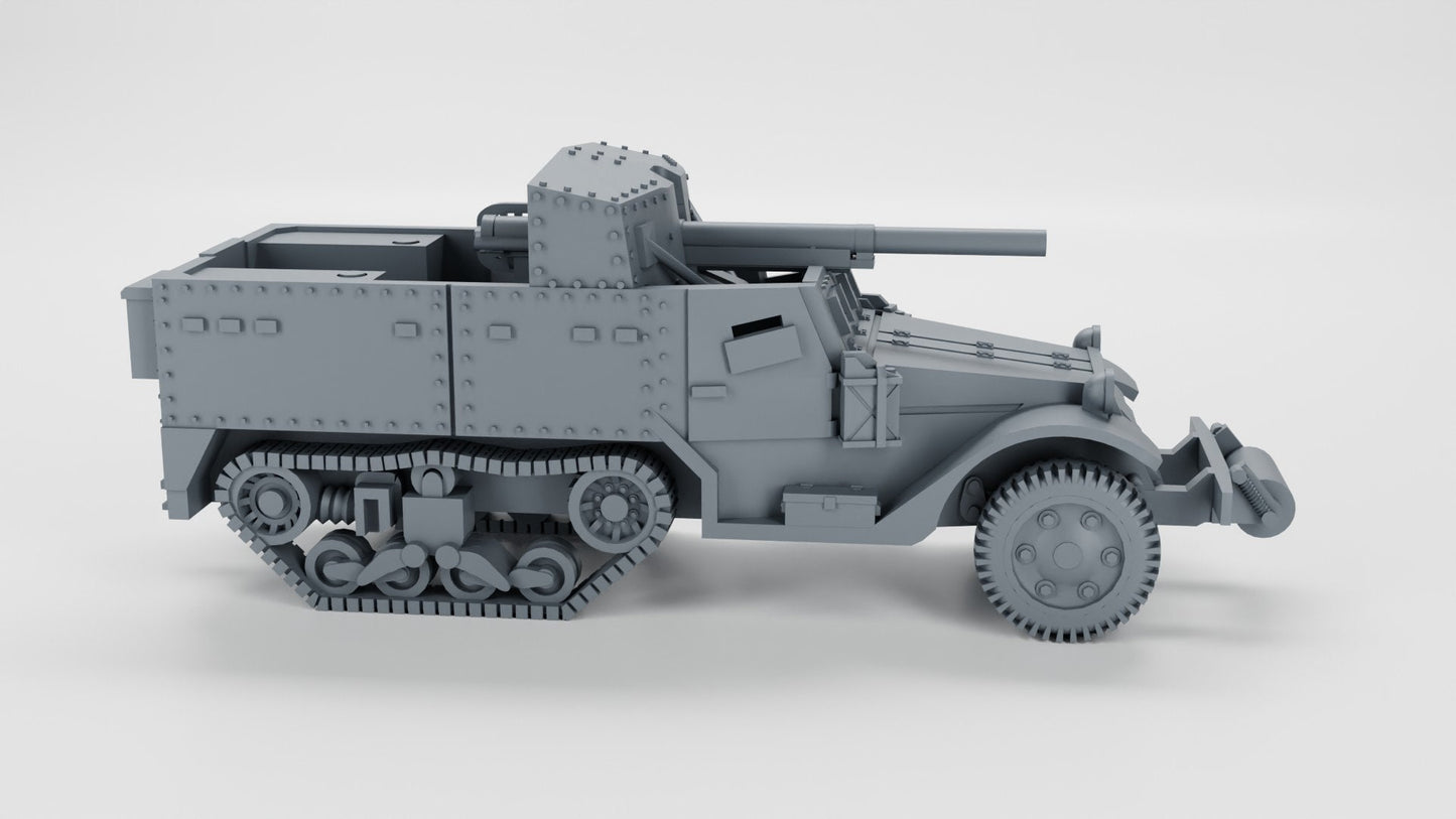 WWII US M3 Gun Motor Carriage Various Scales Historical Wargaming (US tariffs are pre-paid by us)
