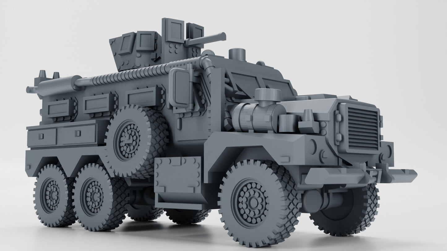 Modern Warfare 6x6 Cougar MRAP HE (USA, Iraq War) Various Scales Historical Wargaming