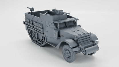 WWII US M5 Halftrack Various Scales Historical Wargaming (US tariffs are pre-paid by us)
